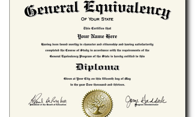 How To Break The News With A Fake Ged Diploma Certificate Intended For Ged Certificate Template Download