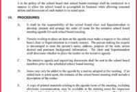 How To Create A Board Meeting Agenda 12 Templates With Regard To Awesome Annual Board Meeting Agenda Template