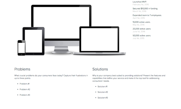 How To Create A Company Onepager Intended For One Page Business Summary Template