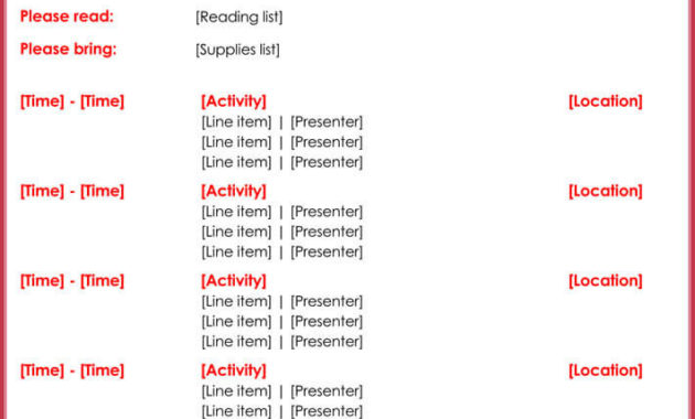 How To Create A Formal Meeting Agenda 12 Templates For Supervisor Meeting Agenda Template