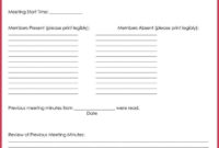How To Create Effective Meeting Agendas 10 Free Templates In Quality Templates For Minutes Of Meetings And Agendas