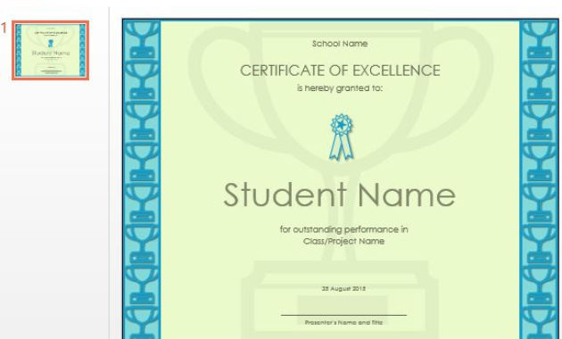 How To Make A Printable Excellence Certificate Regarding Outstanding Performance Certificate Template