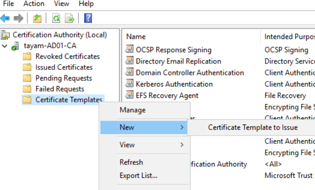 How To Set Up Automatic Certificate Enrollement In Ad With Regard To Free Active Directory Certificate Templates