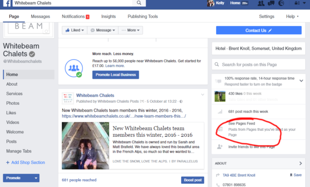 How To Use Facebook As A Business Pagekaydee Web Regarding Facebook Templates For Business