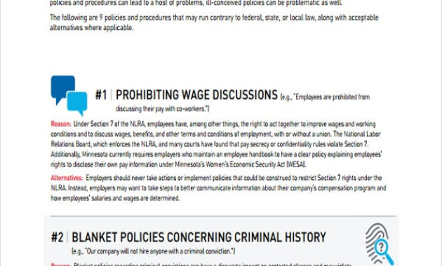 Hr Policy Template 7 Free Word Excel Pdf Documents Within Business Rules Template Word