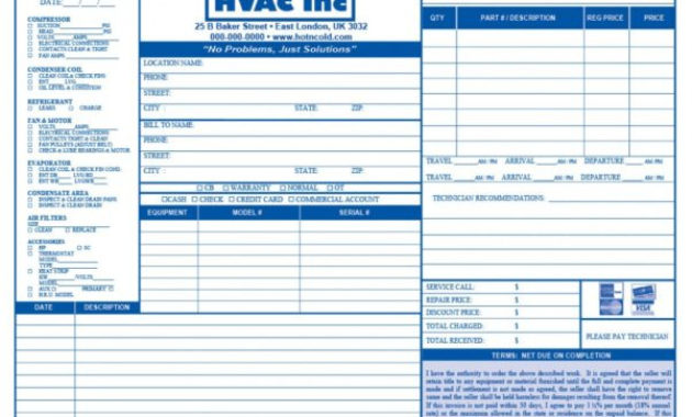 Hvac Invoice Template Spreadsheet Templates For Busines Regarding Free Hvac Business Plan Template