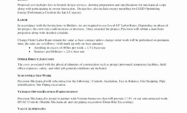 Hvac Proposal Templates Free Peterainsworth Intended For Hvac Proposal Template