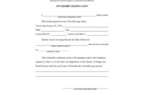 I Hereby Certify Letter Sample Collection Letter Pertaining To Ownership Certificate Template