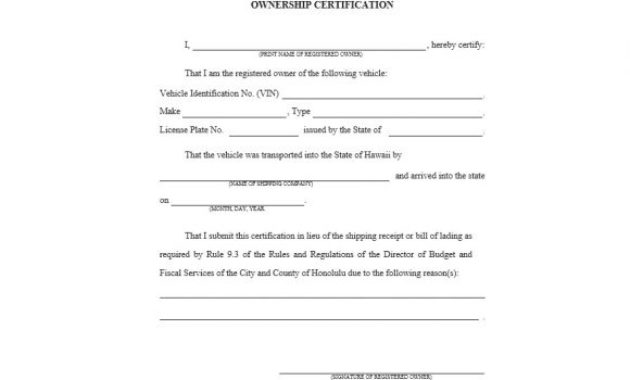 I Hereby Certify Letter Sample Collection Letter Pertaining To Ownership Certificate Template