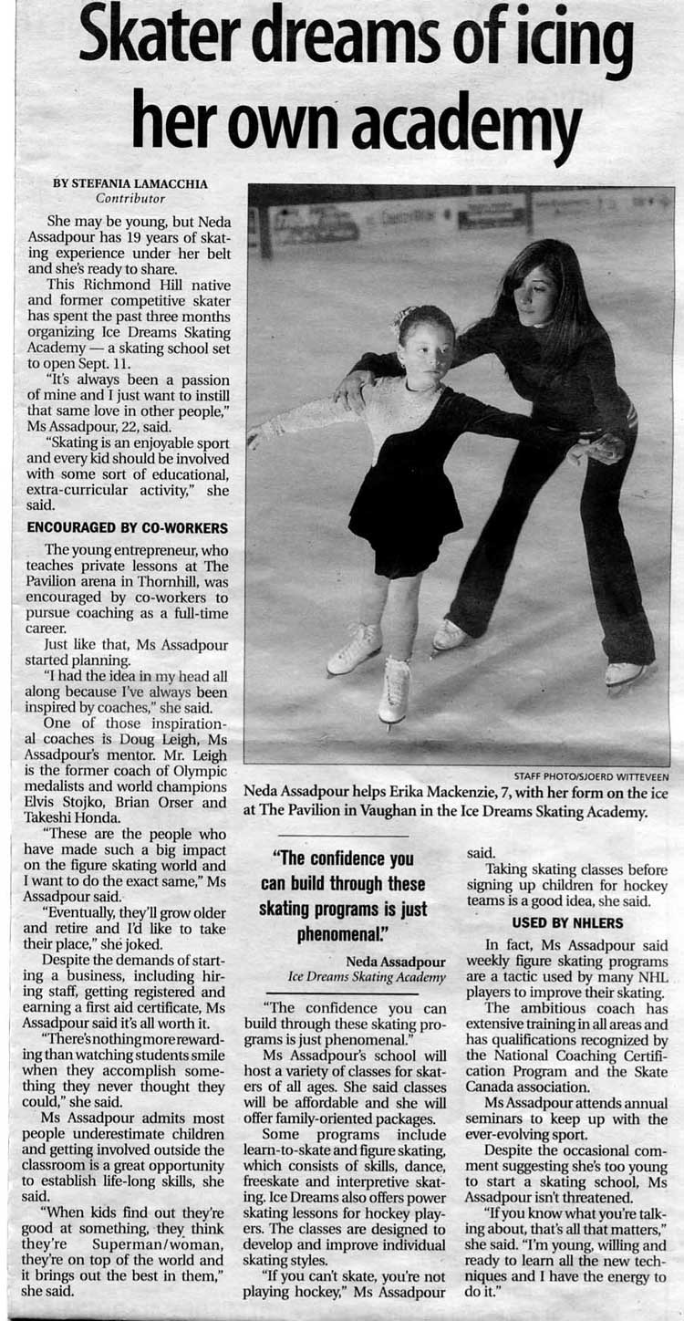 Ice Dreams Skating Academy Canada Talents With Regard To Ice Skating Certificates