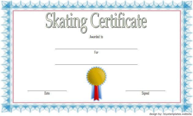 Ice Skating Certificates 10 Frozen Template Designs Within Table Tennis Certificate Template Free