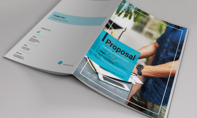 Indesign Business Proposal Template On Behance Pertaining To Business Proposal Indesign Template