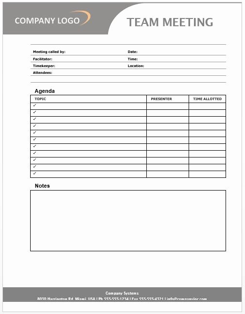 Inspirational Manager Meeting Agenda Template Throughout Quality Teacher Team Meeting Agenda Template