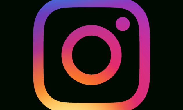 Instagram Logo Uxfree With Transparent Business Cards Template