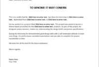 Internship Certificate Template 6 Free Samples Word Inside Robotics Certificate Template Free