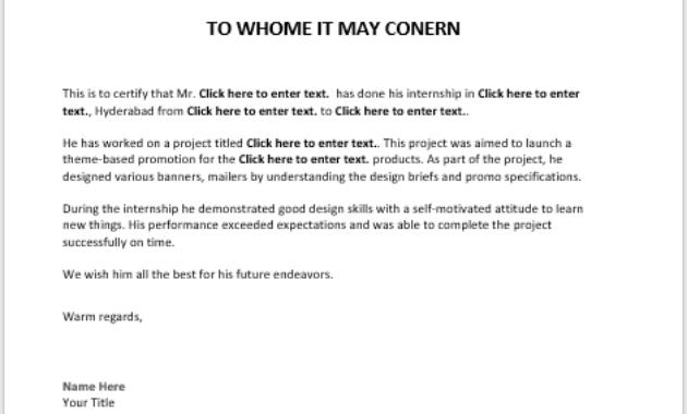 Internship Certificate Template 6 Free Samples Word Inside Robotics Certificate Template Free