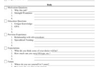 Interview Schedule Template Download Printable Pdf In Interview Agenda Template