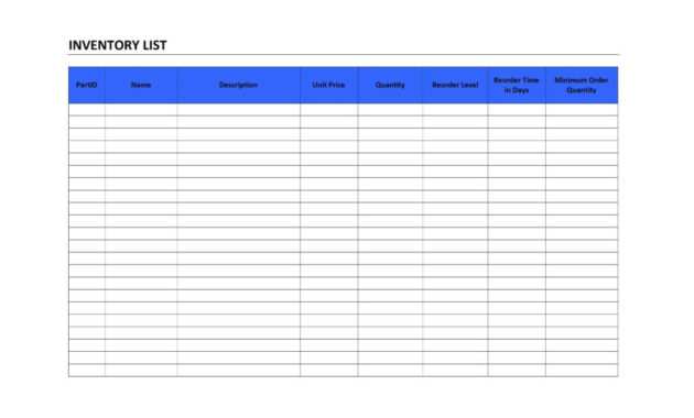 Inventory Spreadsheet Template Free Dbexcel Inside Small Business Inventory Spreadsheet Template