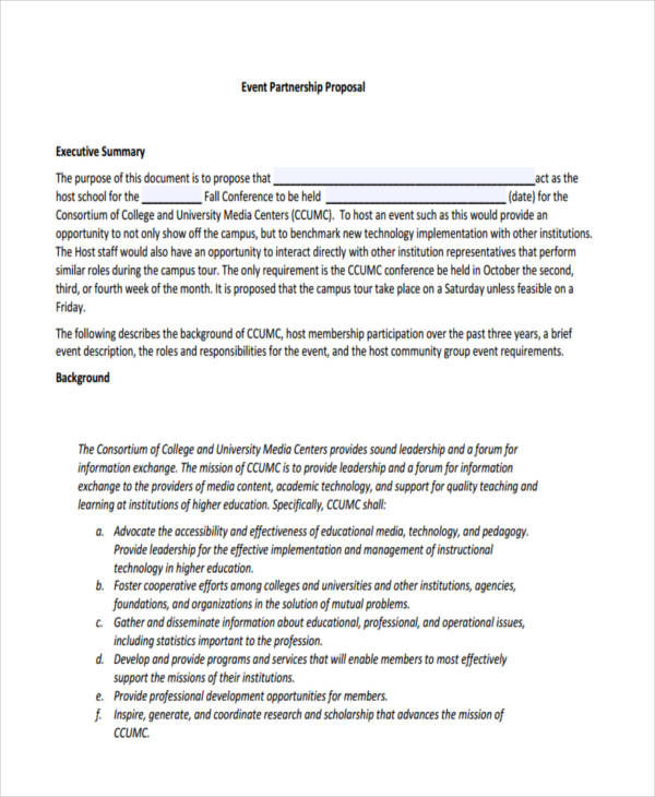 Investigaciones Metabolicas Get 32 Strategic Intended For Business Partnership Proposal Letter Template