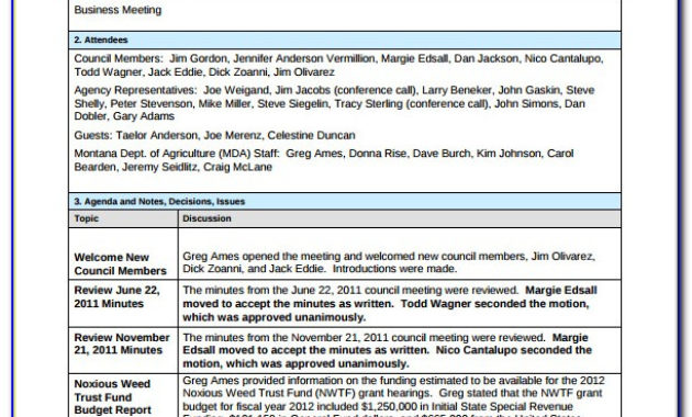 Iso 9001 Management Review Agenda Template Vincegray2014 Intended For Free Project Management Kick Off Meeting Agenda Template