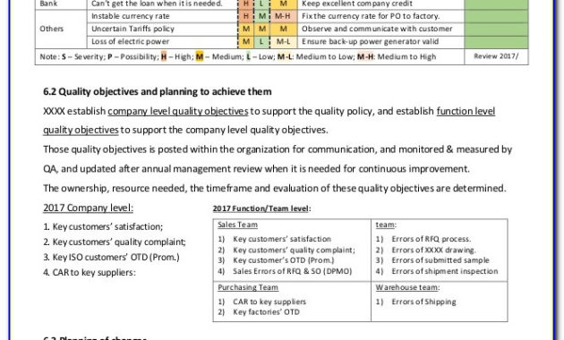 Iso 9001 Management Review Agenda Template Vincegray2014 Within Printable Construction Kick Off Meeting Agenda Template