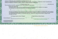 Issuing Our Own American National Private Bonds Negotiable Within Corporate Bond Certificate Template