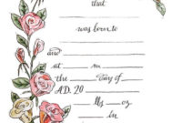 Items Similar To Bespoke Calligraphy Baby Birth With Baby Doll Birth Certificate Template