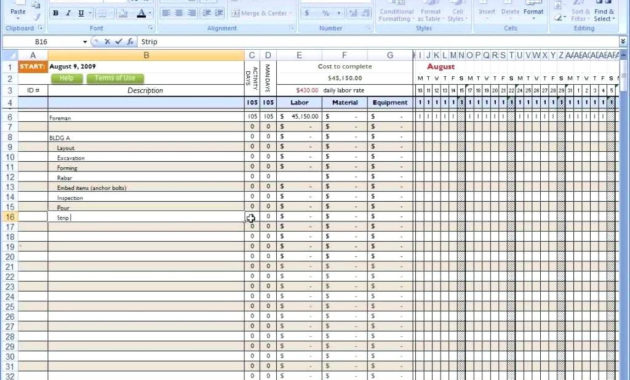 Job Cost Spreadsheet Template Pertaining To Construction Regarding Printable Building Cost Spreadsheet Template