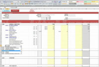 Job Order Cost Sheet Template Taidtk With Job Cost Pertaining To Printable Cost Report Template