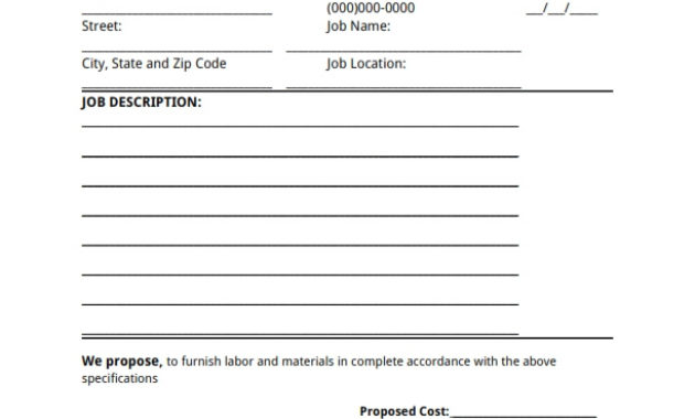 Job Proposal Template Ecommercewordpress Pertaining To Amazing New Position Proposal Template