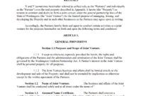 Joint Venture Letter Of Intent Template Collection Intended For Letter Of Intent For Business Partnership Template
