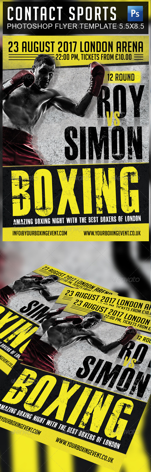 Kickboxing Flyer Template Free » Dondrup In Boxing Certificate Template