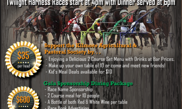 Kilmore Show Gala Race Night The Kilmore Show With Regard To 5K Race Certificate Template 7 Extraordinary Ideas