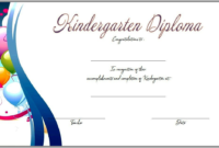 Kindergarten Completion Certificate Templates 9 Best Regarding Fishing Certificates Top 7 Template Designs 2019