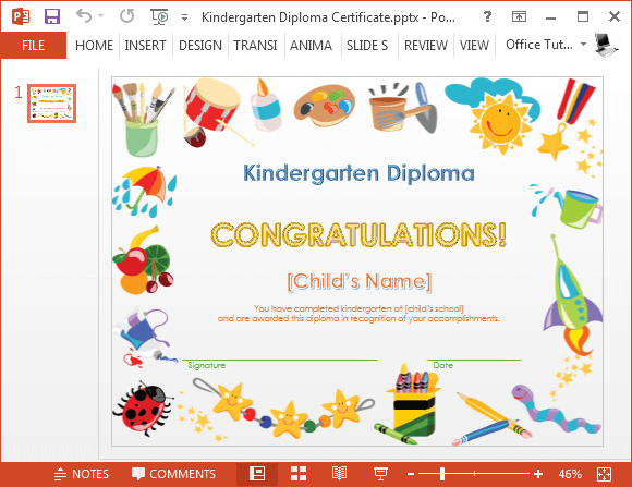 Kindergarten Diploma Certificate Template Inside Printable Printable Kindergarten Diploma Certificate