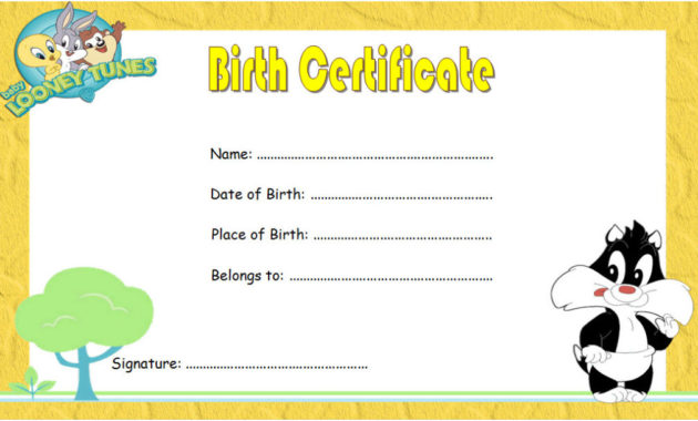 Kitten Birth Certificate Template 10 Cute Designs Free Within Amazing Cat Adoption Certificate Template