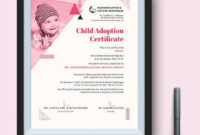 Kitten/Cat Adoption Certificate Template Word Doc Within Cat Adoption Certificate Template 9 Designs