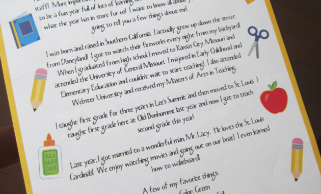 Lacy'S Letters Meet The Teacher Freebies Pertaining To Quality Meet The Teacher Template
