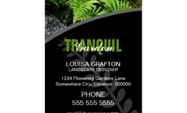 Landscaping Business Cards For Landscaping Business Card Template
