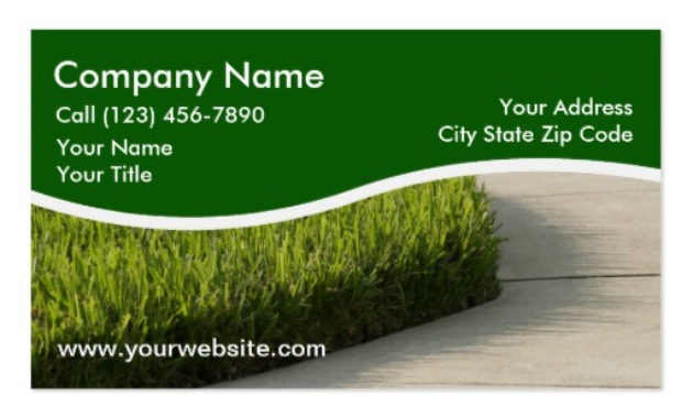 Landscaping Business Cards Template Business With Gardening Business Cards Templates