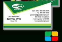 Landscaping Business Cards Templates Service Print Ads For Landscaping Business Card Template