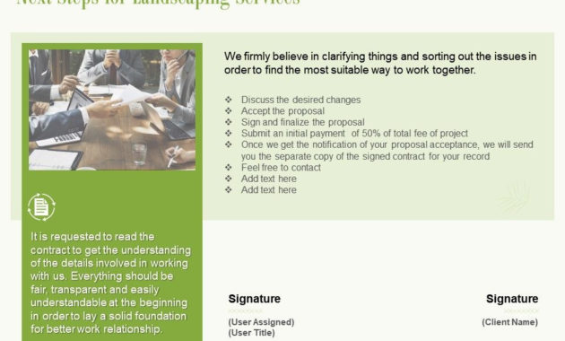 Landscaping Proposal Template Powerpoint Presentation Intended For Landscape Proposal Template