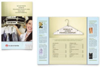 Laundry Dry Cleaners Brochure Template Design Pertaining To Free Laundromat Business Plan Template