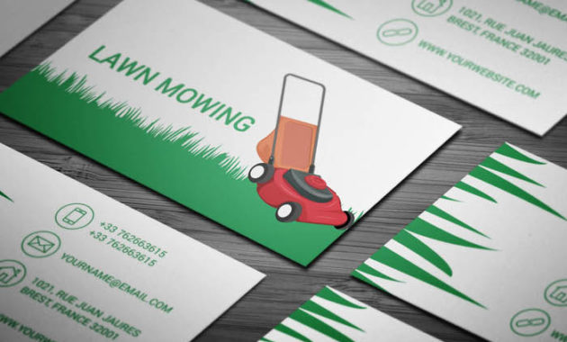 Lawn Care Business Cards Templates Free Business With Regard To Lawn Care Business Cards Templates Free