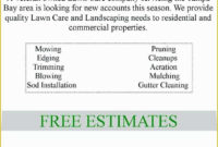 Lawn Care Business Plan Template Free Of 11 Lovely Lawn Inside Lawn Care Business Plan Template Free