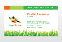 Lawn Maintenance Business Services Business Card Templates Throughout Lawn Care Business Cards Templates Free