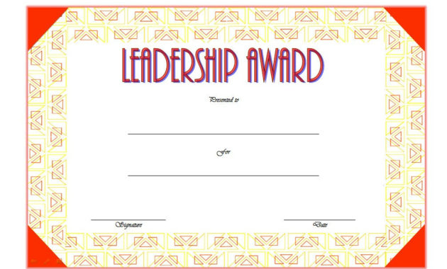 Leadership Award Certificate Templates 10 Best Designs Throughout Printable Free Teamwork Certificate Templates