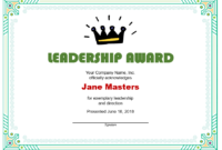 Leadership Award Templates Certificate Template Downloads Within Winner Certificate Template