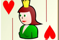 Library Of Queen Of Hearts Card Clip Art Transparent With Transparent Business Cards Template