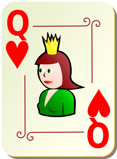 Library Of Queen Of Hearts Card Clip Art Transparent With Transparent Business Cards Template